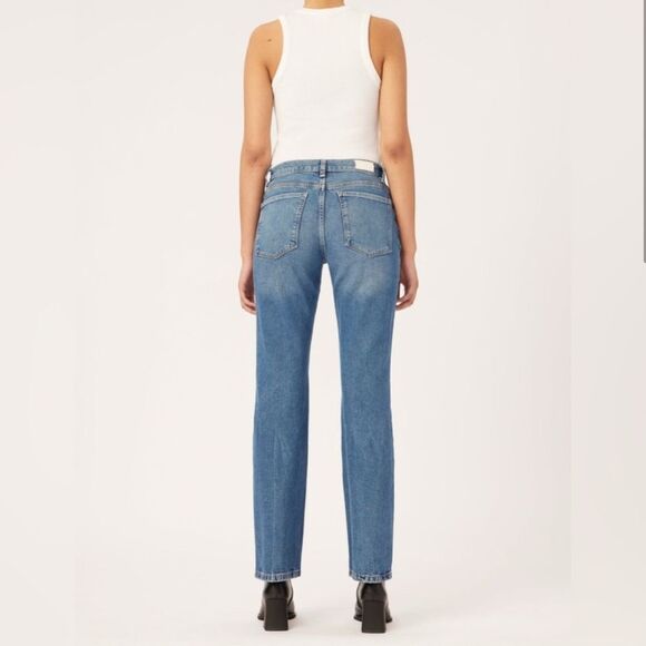 DL1961 WOMEN'S Joni Slim Boot bootcut low rise jeans east lake wash 26 32” - Picture 2 of 7